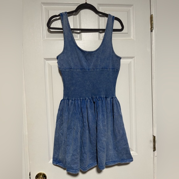 Hera Collection Blue Denim Tank Mini Dress - Picture 3 of 6